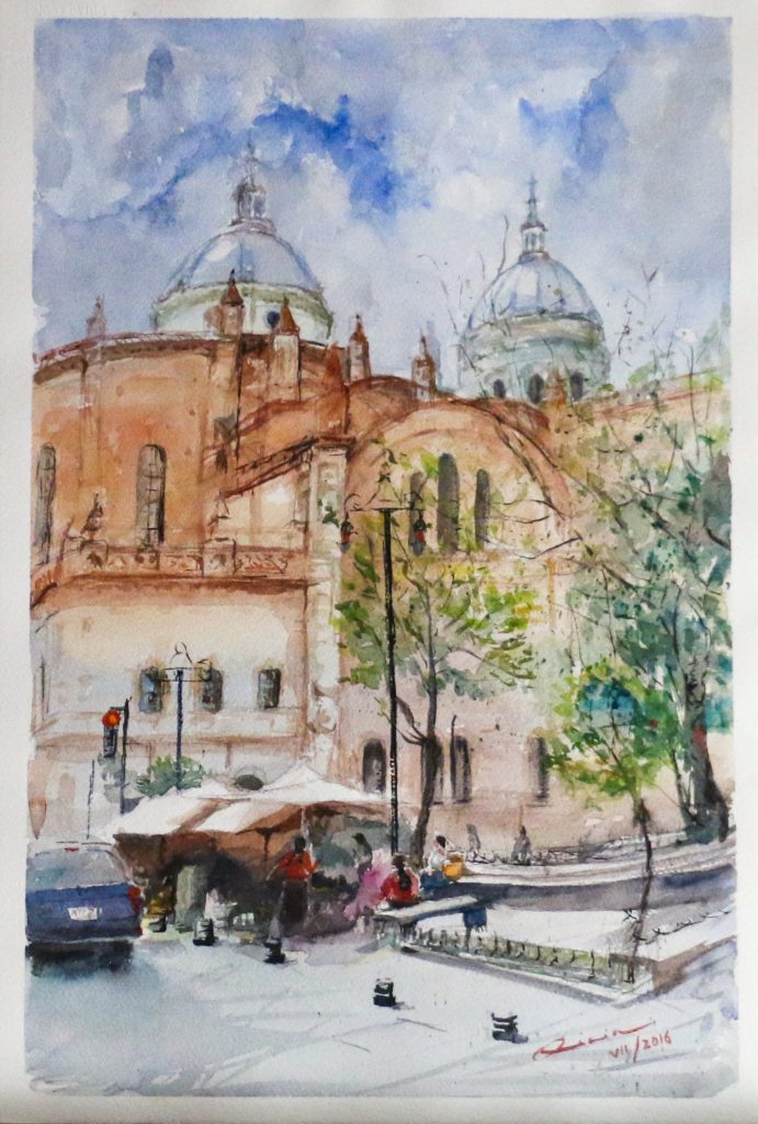 Cuenca, Ecuador, cuadro de Alicia Prado