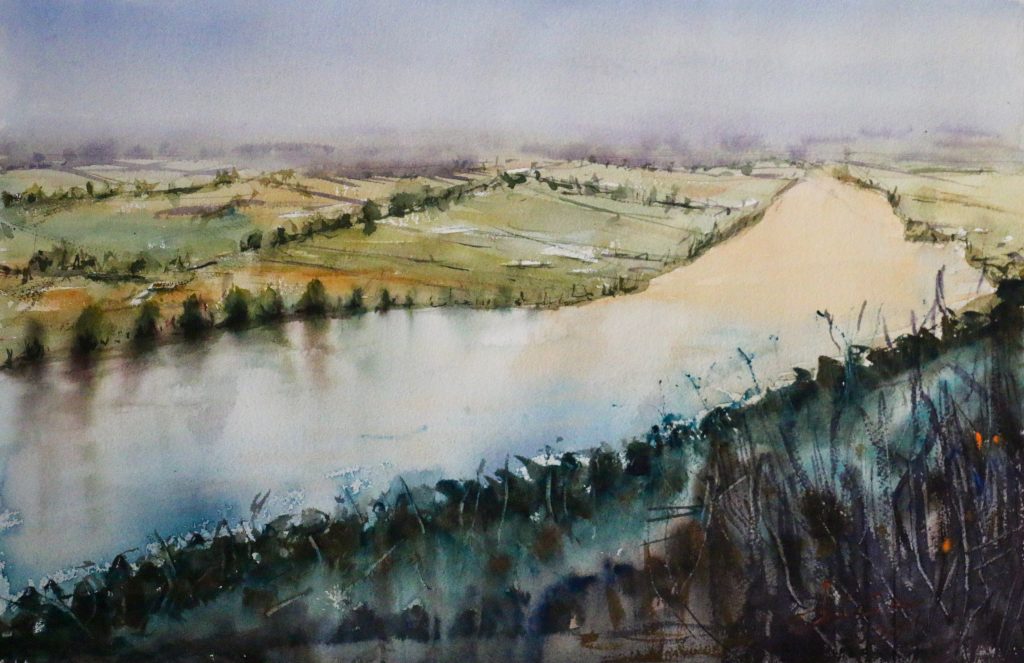 Río, cuadro de Alicia Prado