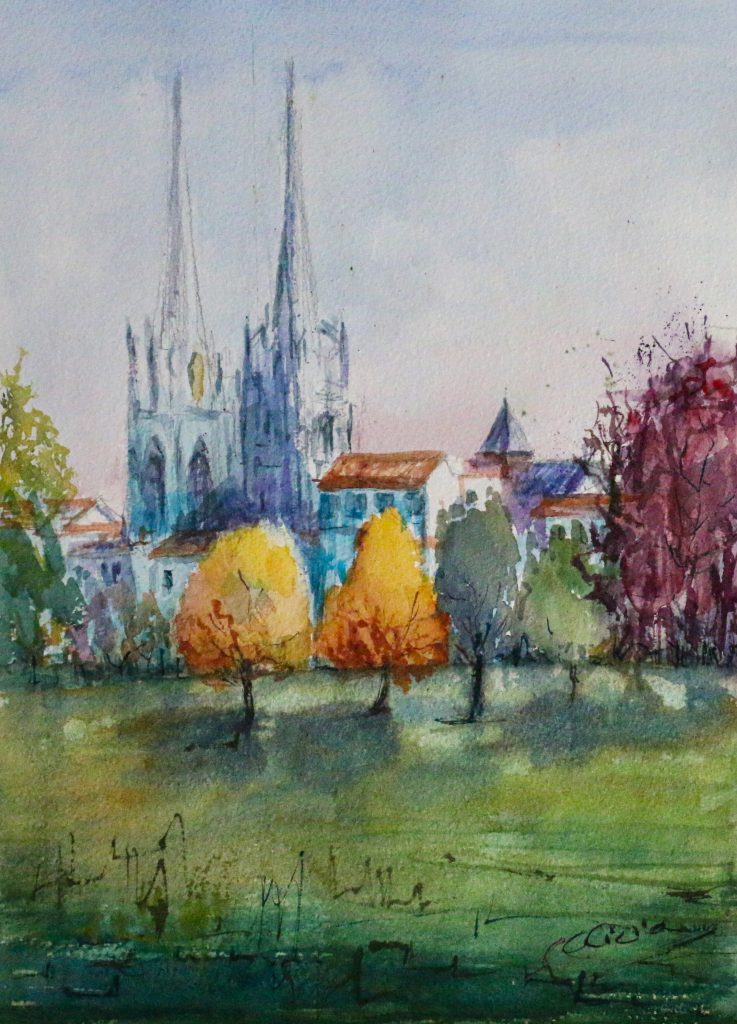 Gótico y color, cuadro de Alicia Prado