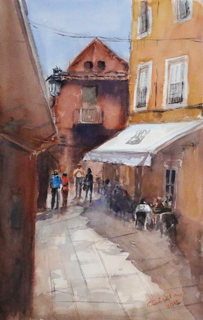 Chinitas, cuadro de Alicia Prado