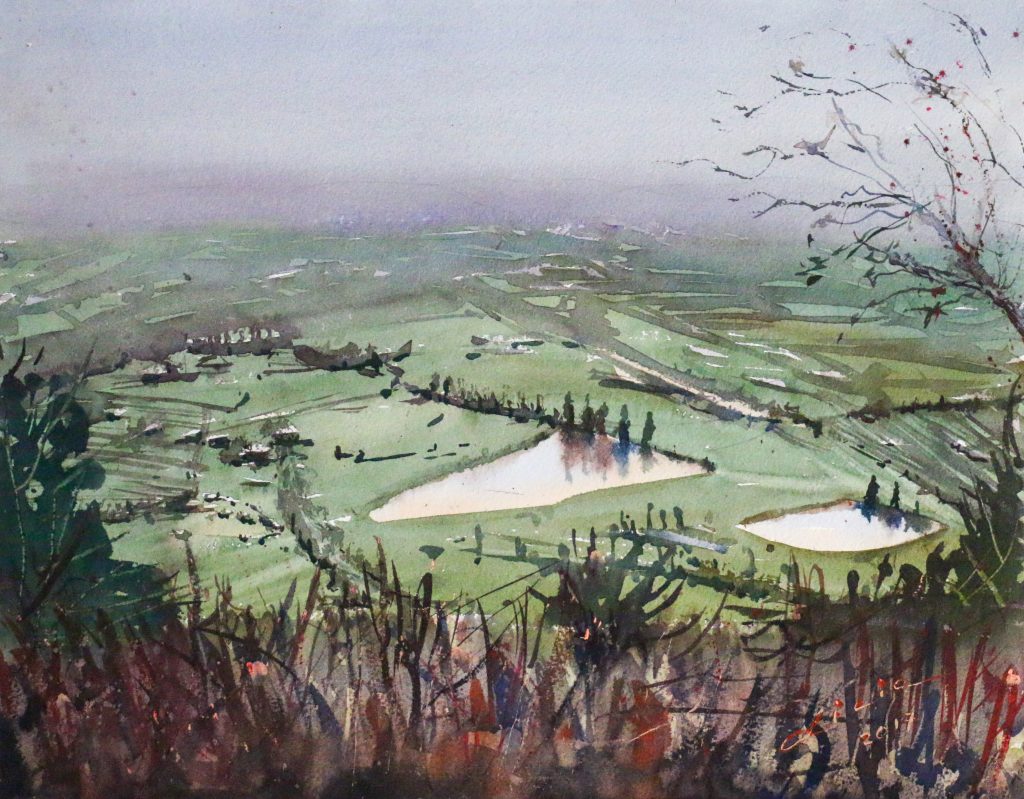 Valle, cuadro de Alicia Prado