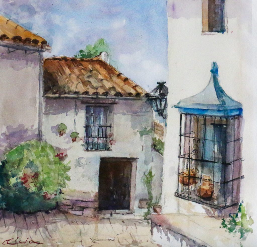 Castellar, cuadro de Alicia Prado