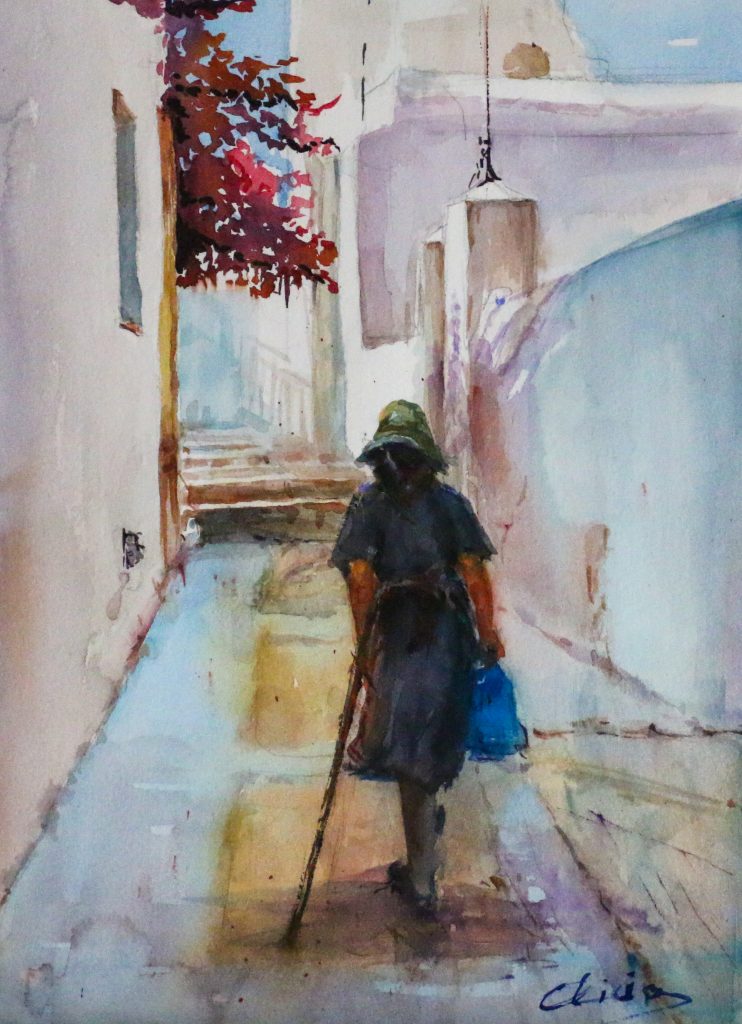 La Cuesta, cuadro de Alicia Prado