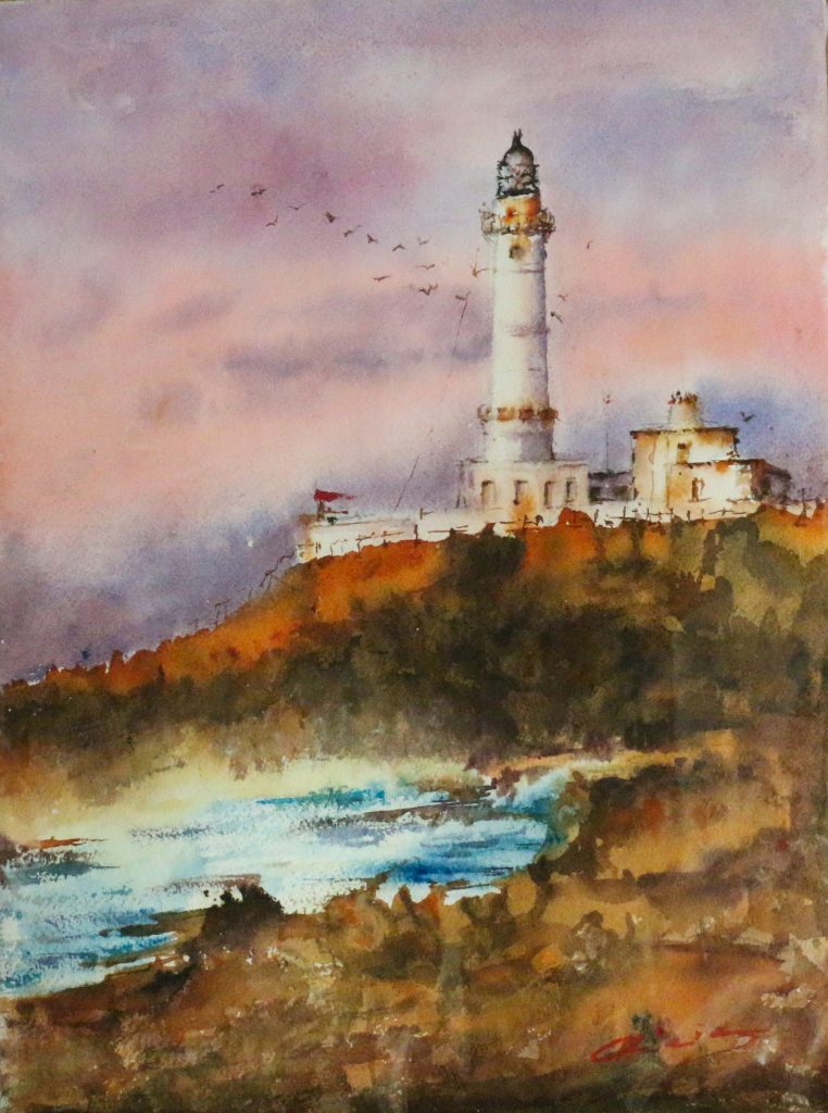 Faro, cuadro de Alicia Prado