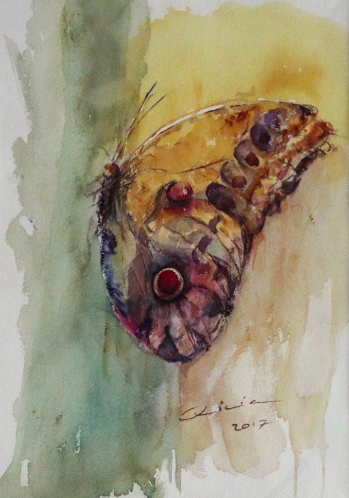 Mariposa, cuadro de Alicia Prado