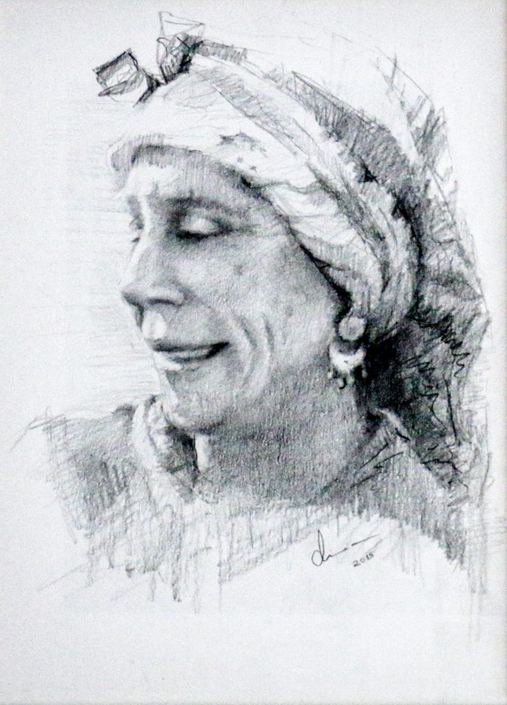 Gitana del sacromonte, cuadro de Alicia Prado