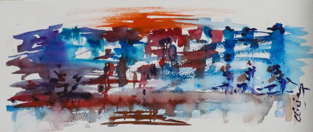 Atardece que no es poco, cuadro de Alicia Prado