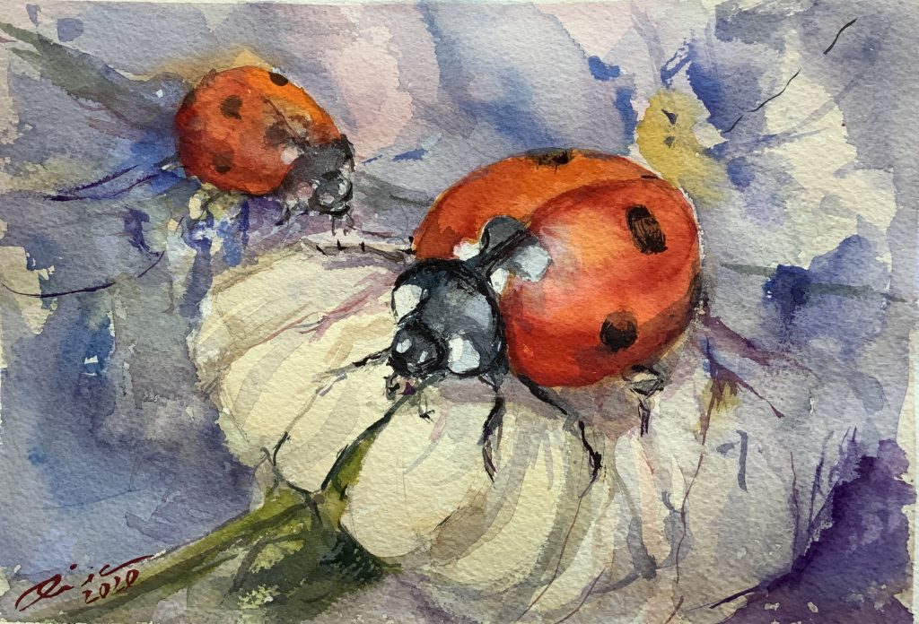 Mariquitas, cuadro de Alicia Prado