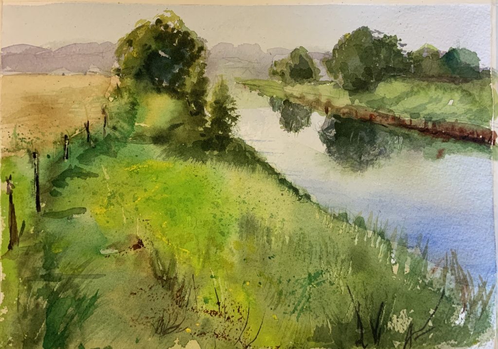 Prado y Rio, cuadro de Alicia Prado