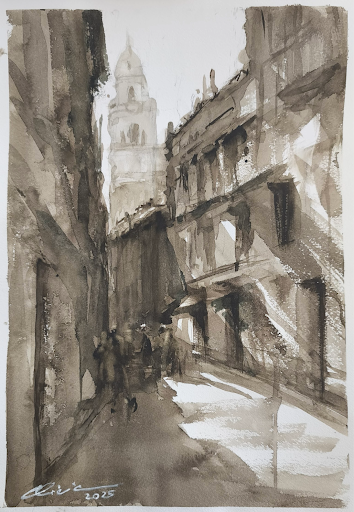 En las calles de Málaga