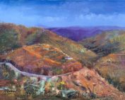 Montes de Málaga, cuadro de Alicia Prado