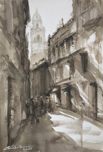 En las calles de Málaga