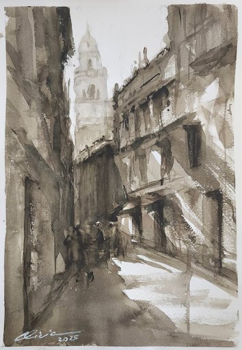 En las calles de Málaga