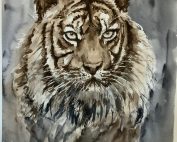 Tigre de Bengala, cuadro de Alicia Prado